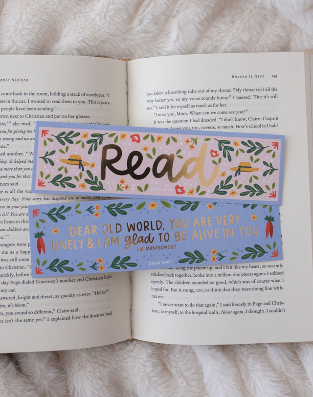 Read Anne of Green Gables Gold Foil Bookmark Set, 1 of 4