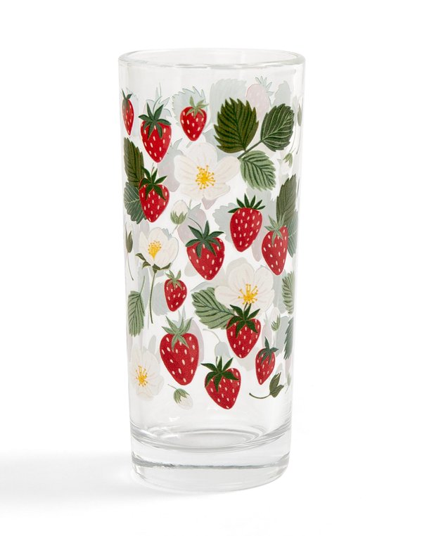 Strawberry Patch 7.25oz Tall Juice Glass, 1 of 1