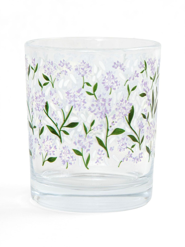 Hydrangea Floral Short Juice Glass, 2 of 4