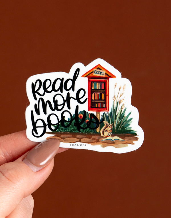 Read More Books Decal Sticker, 1 of 2