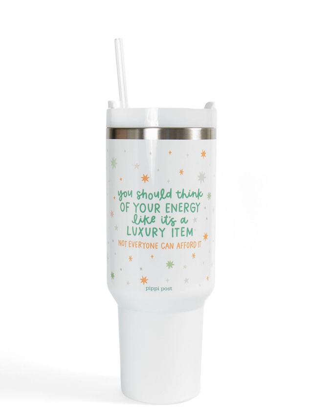 Energy Is A Luxury 40oz Tumbler, 5 of 7