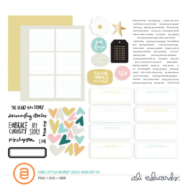 One Little Word® 2023 Digital Mini Kit #3, 1 of 1