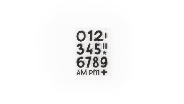 Numbers Are Awesome #5 4×6 Stamp Set, 1 of 2