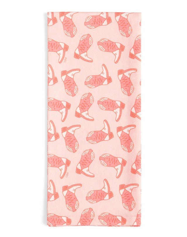 Western Cowgirl Boots Tea Towel, 3 of 3