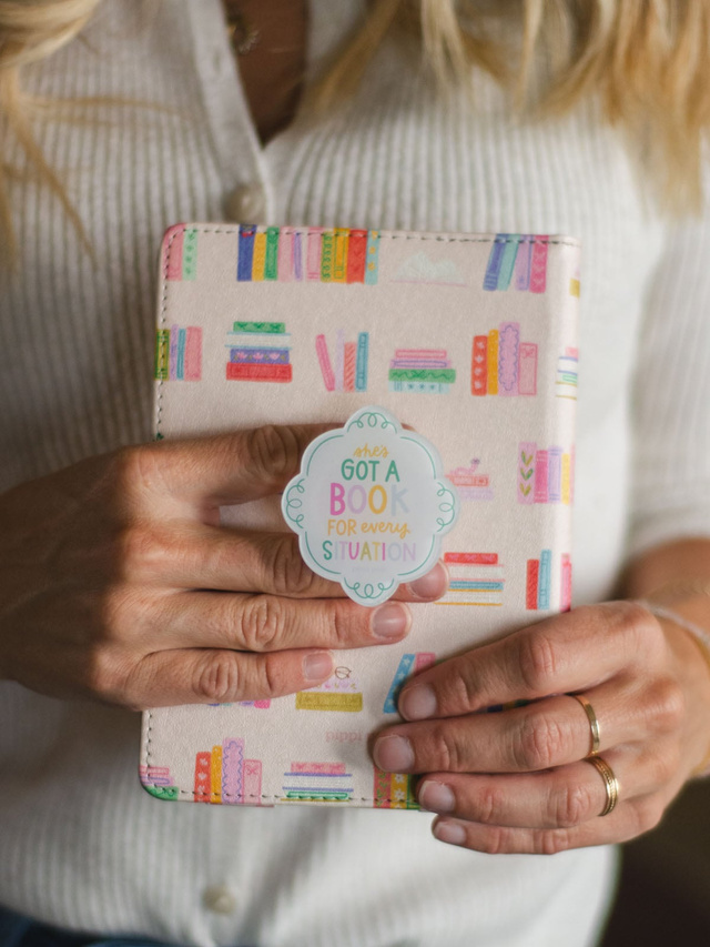She's Got A Book For Every Situation E-Reader Grip, 2 of 6