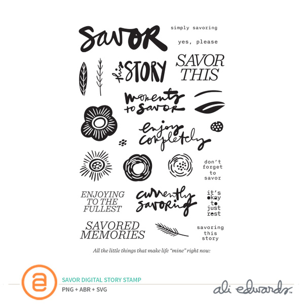 Savor Digital Story Stamp™, 1 of 1
