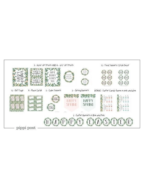 Easter Digital Printable Bundle	, 2 of 2