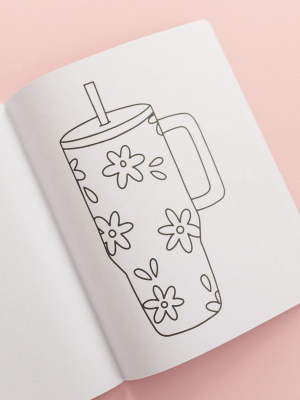 Bows & Blooms Coloring Book, 6 of 11