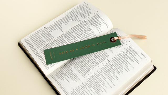 Unto Us A Child Is Born Scripture Bookmark, 2 of 3