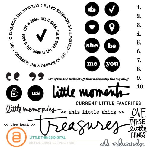 Little Things Digital Story Stamp™, 1 of 1