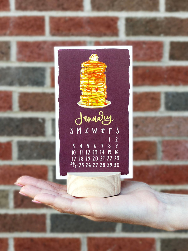 I Remember When 2027 Mini Desk Calendar + Wooden Block, 1 of 8