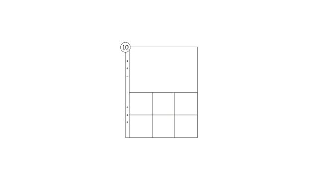 6×8 Page Protector Pack - 4×6 Pocket + 2×2 Pockets, 1 of 1