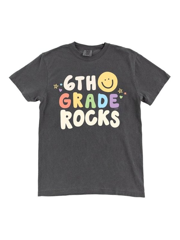 6th Grade Rocks Tee - Pepper, 4 of 4