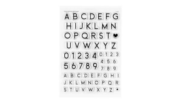 Stamp Set : 4×6 Studio Alpha , 1 of 2