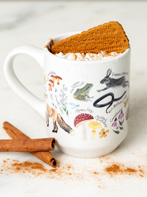 Flora & Fauna 14oz Ceramic Coffee Mug, 1 of 4