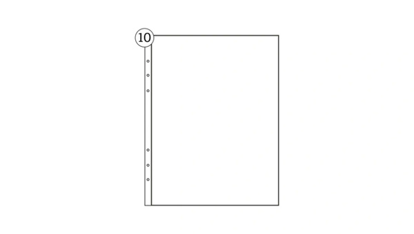 6×8 Page Protectors 6×8 Pocket (10 pack), 1 of 1