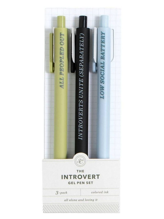 The Introvert Gel Pen Set, 1 of 3