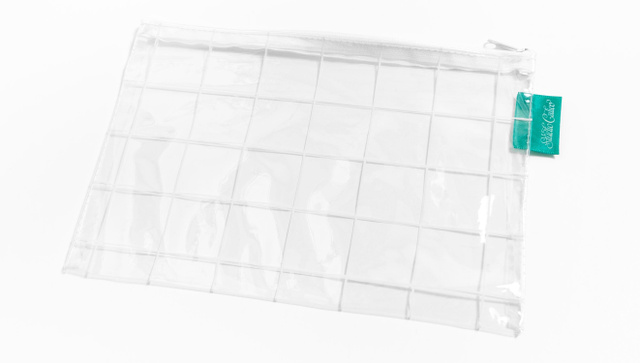Clear Grid Zippered Bag, 2 of 2