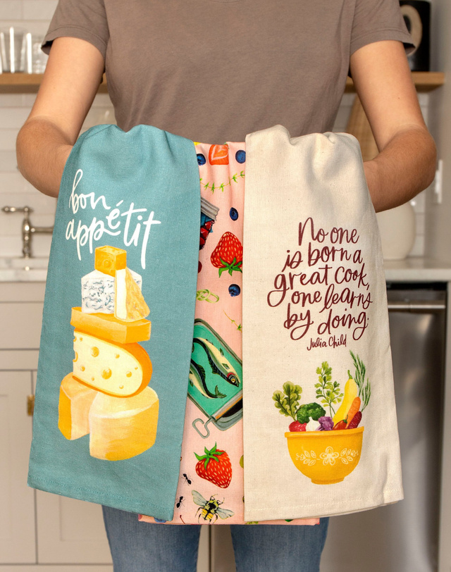 Great Cook Julie Child Kitchen Towel, 3 of 4
