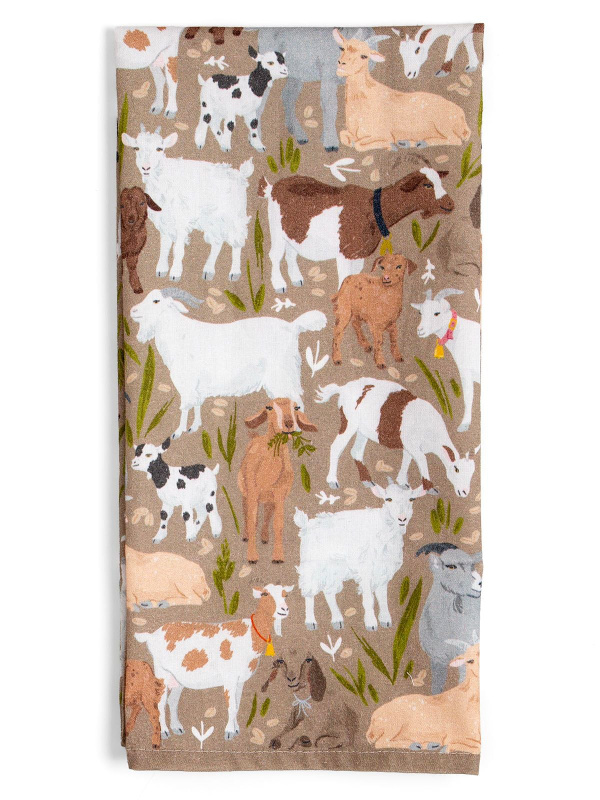 Goat Farm Tea Towel, 6 of 7