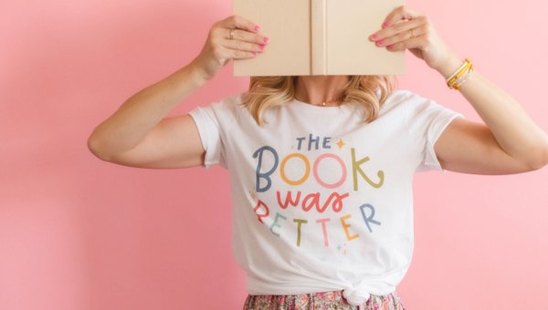 The Book Was Better Tee - White, 3 of 5