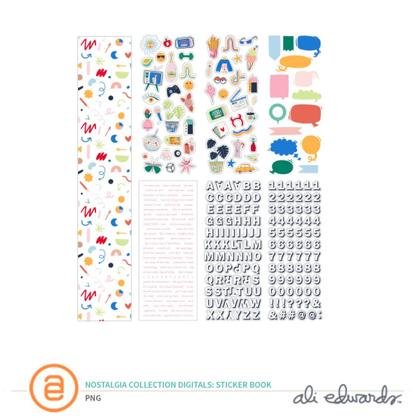 Nostalgia Collection Digital Sticker Book, 1 of 1
