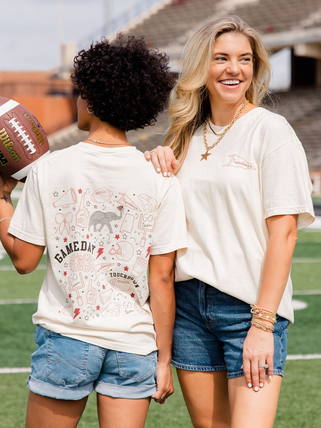 Tuscaloosa Football Game Day Tee - Ivory, 3 of 7
