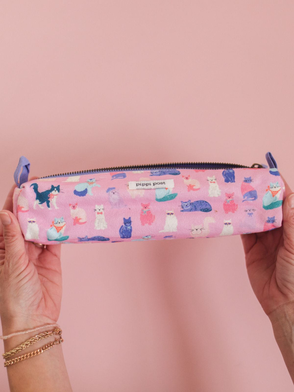 Cool Cats Pencil Pouch - Zippered Case for Pens, 1 of 4