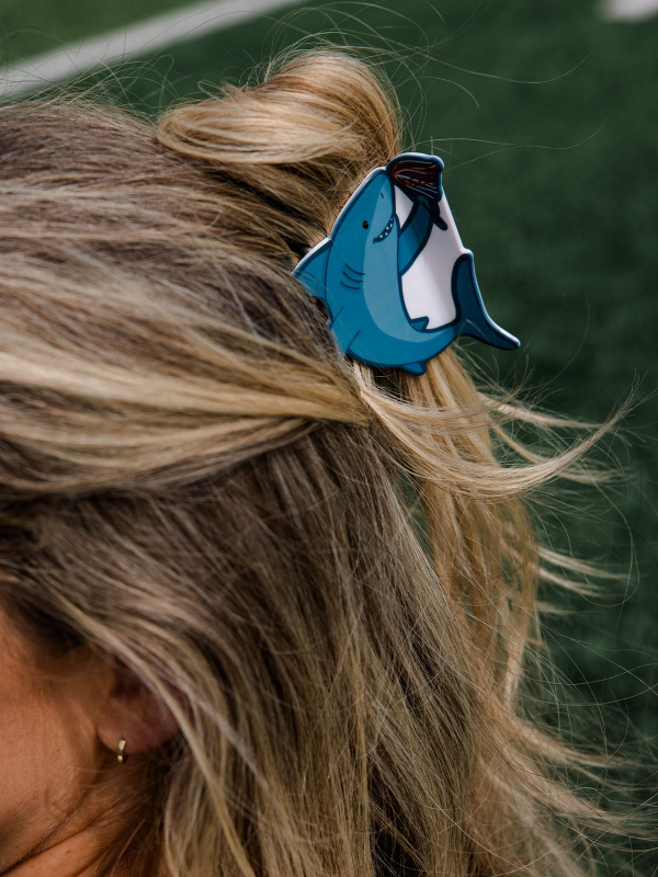 Oxford Football Game Day Claw Hair Clip, 1 of 6
