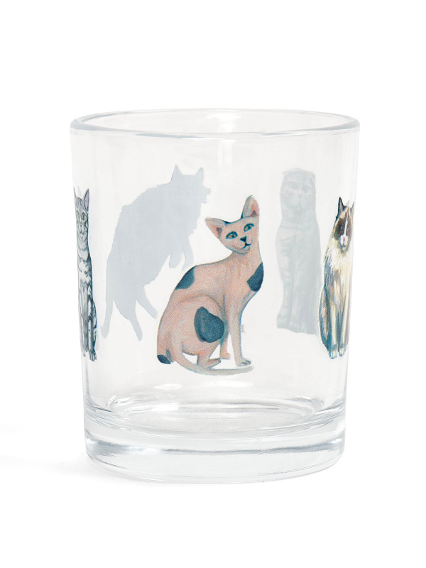 Scottish Fold Cat & Feline Friends 7.5oz Short Juice Glass, 2 of 2