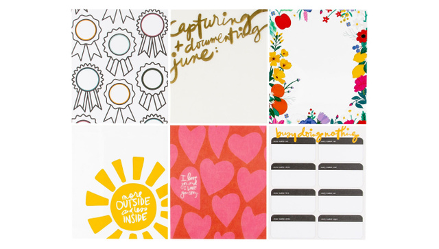 6×8 Seasonal Paper Pack #2 - Summer, 1 of 1