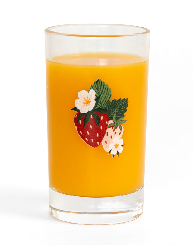 Strawberry Patch Mini Juice Glass, 1 of 2