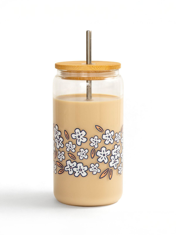 Tiny Florals Glass Can, 2 of 2