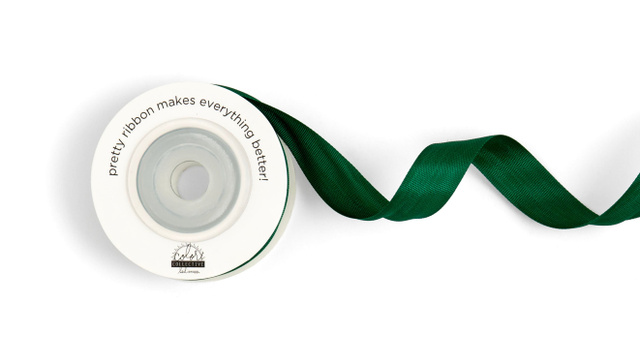 Color Collective 1/2" Ribbon - Evergreen, 1 of 1