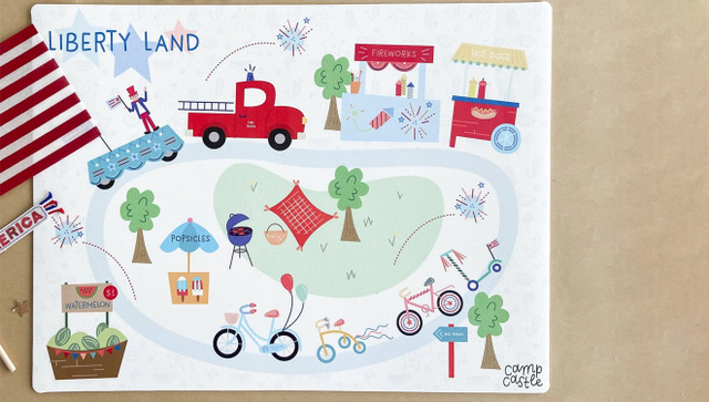 Mini Liberty Land Play Mat, 1 of 3