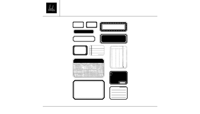 Digital 6×8 Label Stamp Set, 1 of 1
