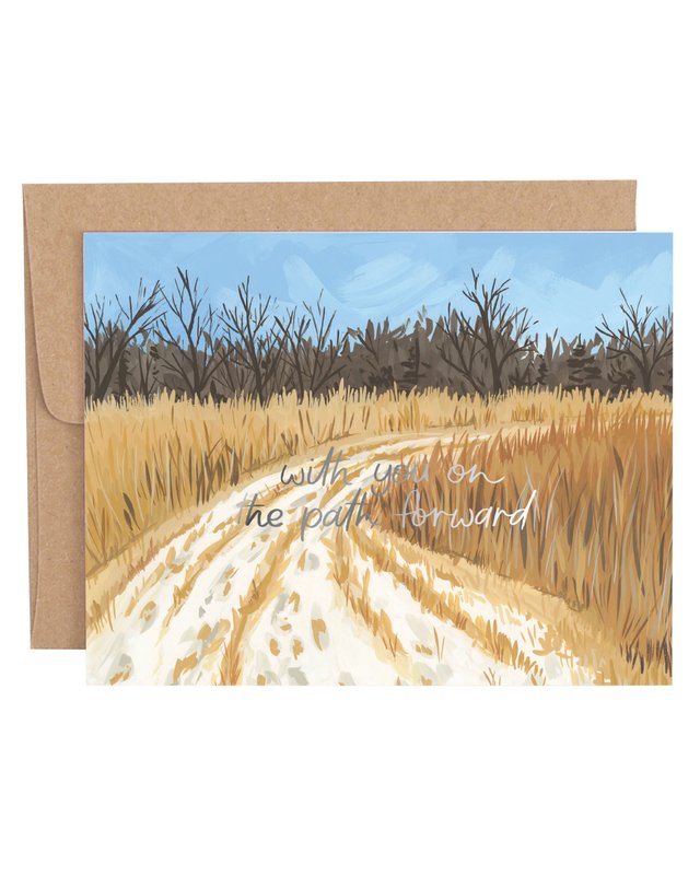 High Ridge Path Encouragement Greeting Card, 1 of 1