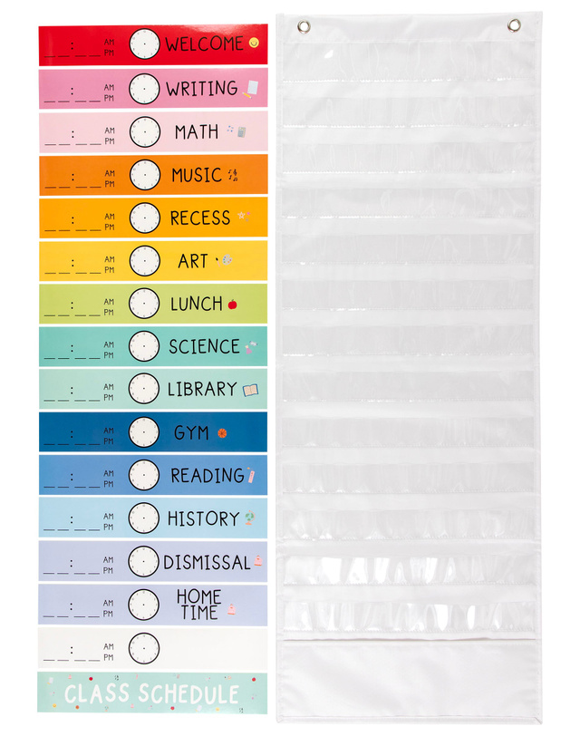 Class Schedule Bulletin Board Kit, 1 of 5