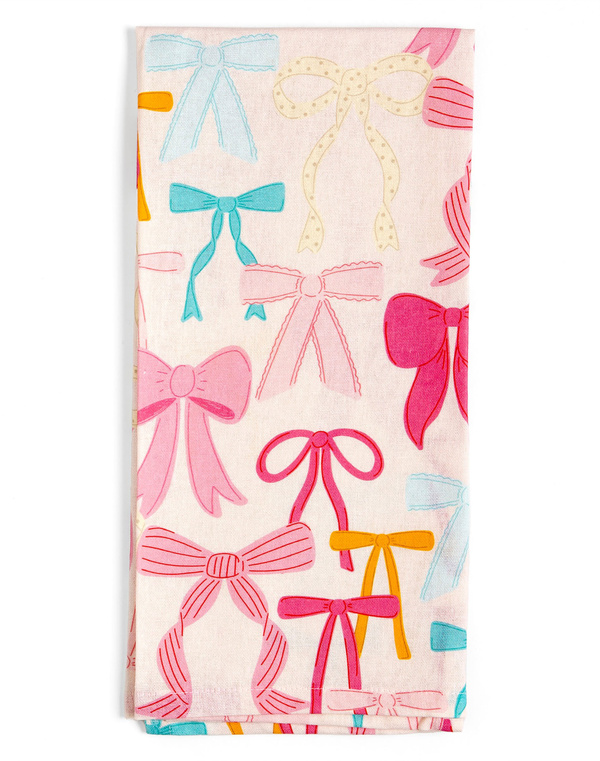 Coquette Bows Tea Towel, 1 of 1