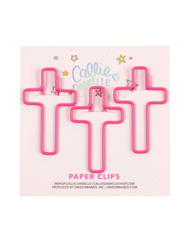 Pink Cross Paperclips, 1 of 4