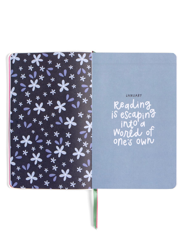 Book Lover Floral Petite Planner : 2027 Calendar Year, 14 of 14