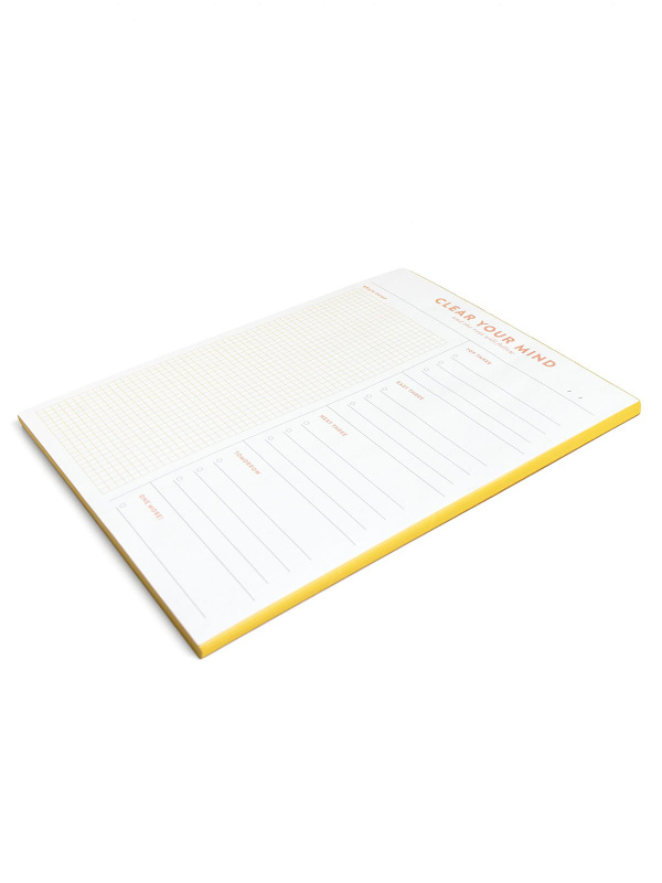 Clear Your Mind Brain Dump 8.5×11 Notepad, 2 of 3