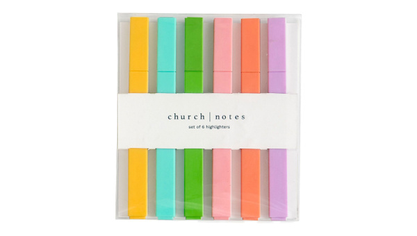 Radiant Highlights – Bible Study Highlighter Set of 6 Colors, 1 of 4