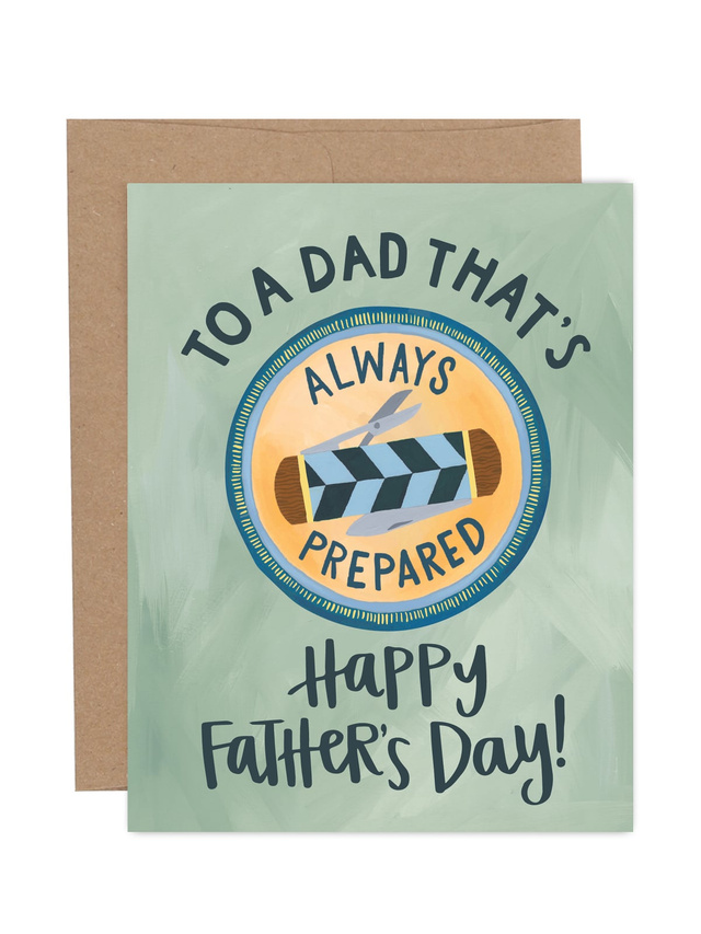 Always Prepared Father's Day Greeting Card, 1 of 1