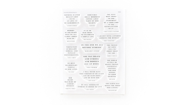 Stamps Are Fun 6×8 Stamp Set - December 2025, 1 of 2