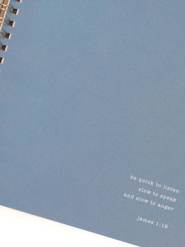 Dove Grey Bible Study Spiral Notebook, 5 of 13
