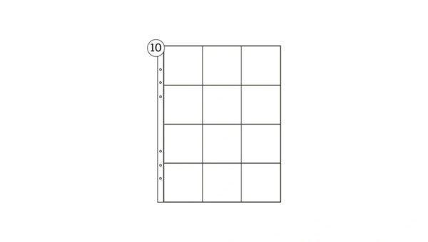 6×8 Page Protectors 2×2 Pockets (10 pack), 1 of 1