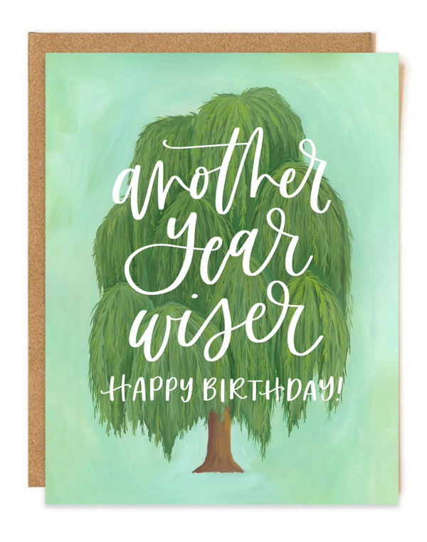 Willow Tree Birthday Greeting Card, 1 of 1