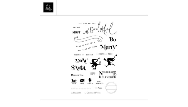 Digital 4×6 Holiday Wishes Stamp Set, 1 of 1