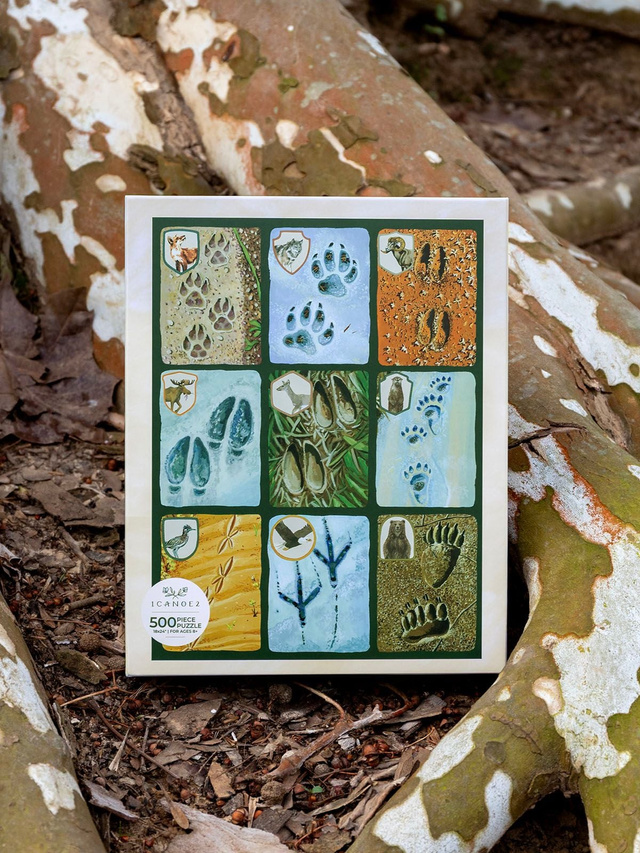 Animal Tracks Grid - 500 Piece Jigsaw Puzzle, 8 of 8